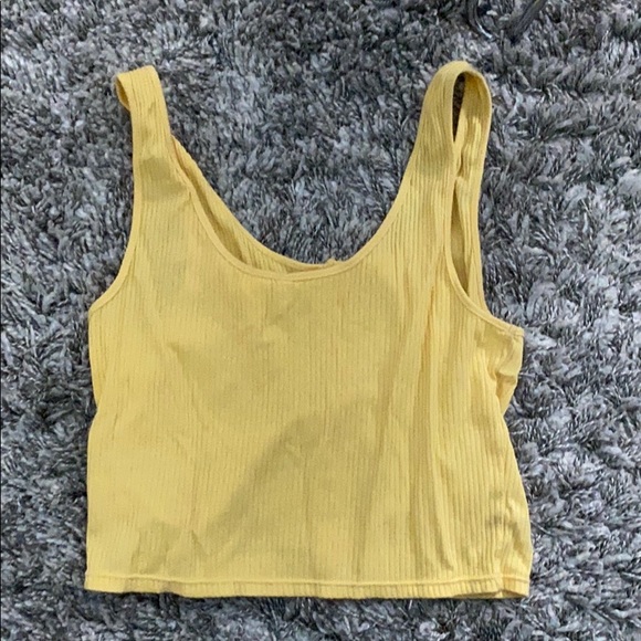H&M yellow button up tank - Picture 2 of 2